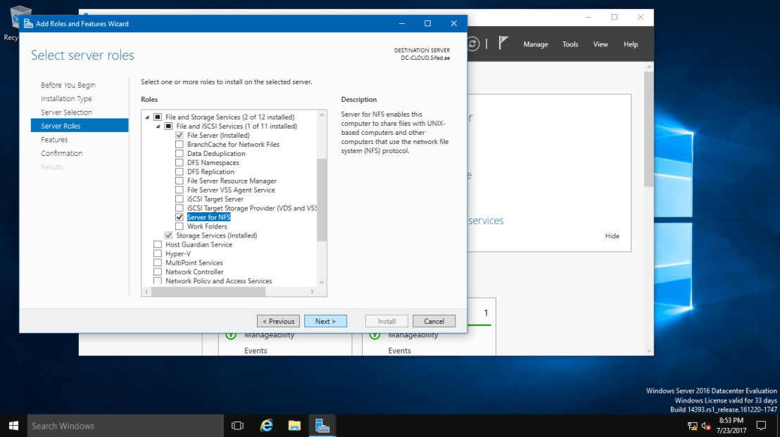 How to Install and Configure NFS Server in Windows Server 2016 CR Tech