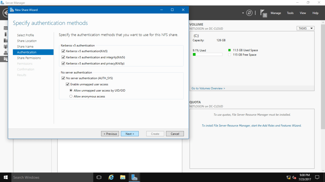 How to Install and Configure NFS Server in Windows Server 2016 CR Tech