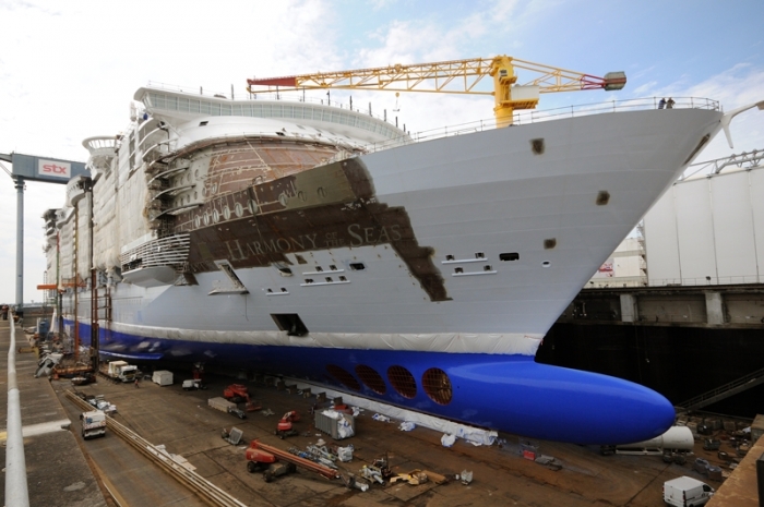 Harmony of the Seas Construction Photos