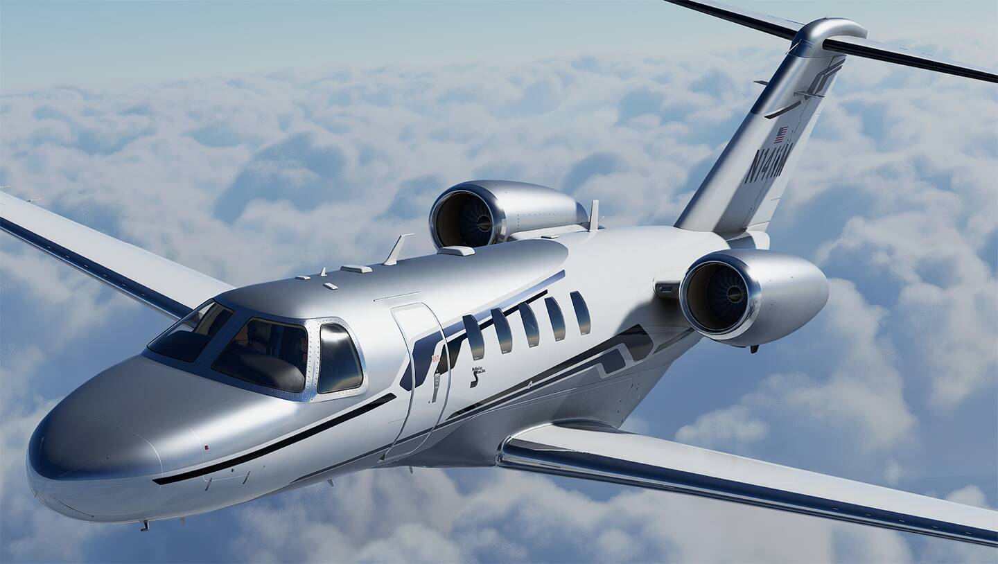 Cessna Citation CJ4 Working Title Flugzeuge VFR