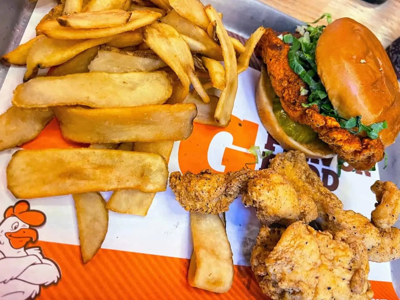 Review Shaq's Big Chicken on Carnival's Mardi Gras