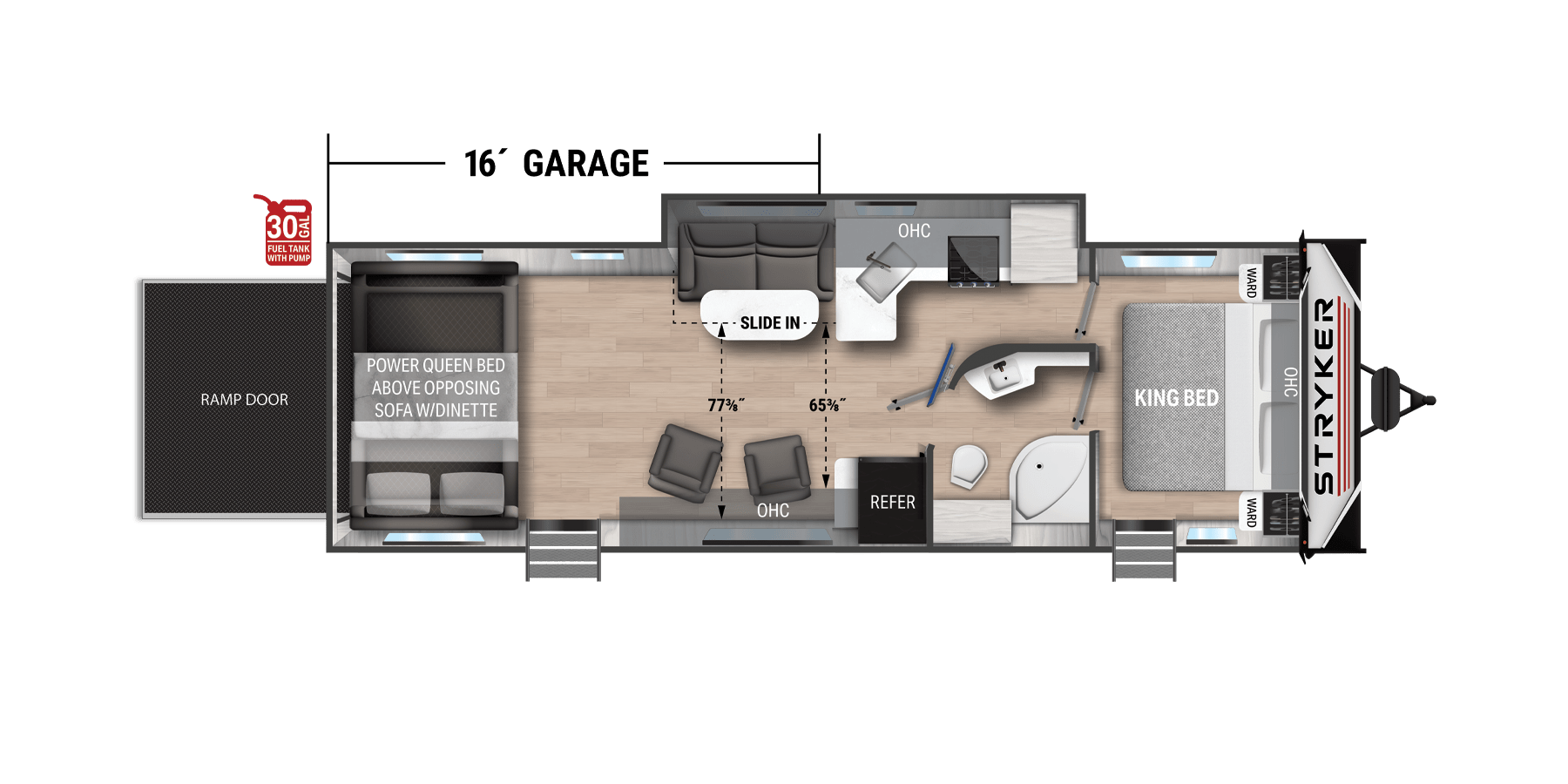 Fifth Wheel Toy Haulers With 16 Ft Garage Wow Blog