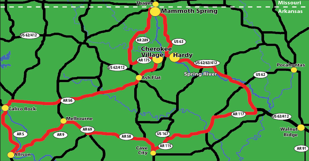 Free Ozark Mountain Motorcycle Ride Maps The 1 Motorcycle riding