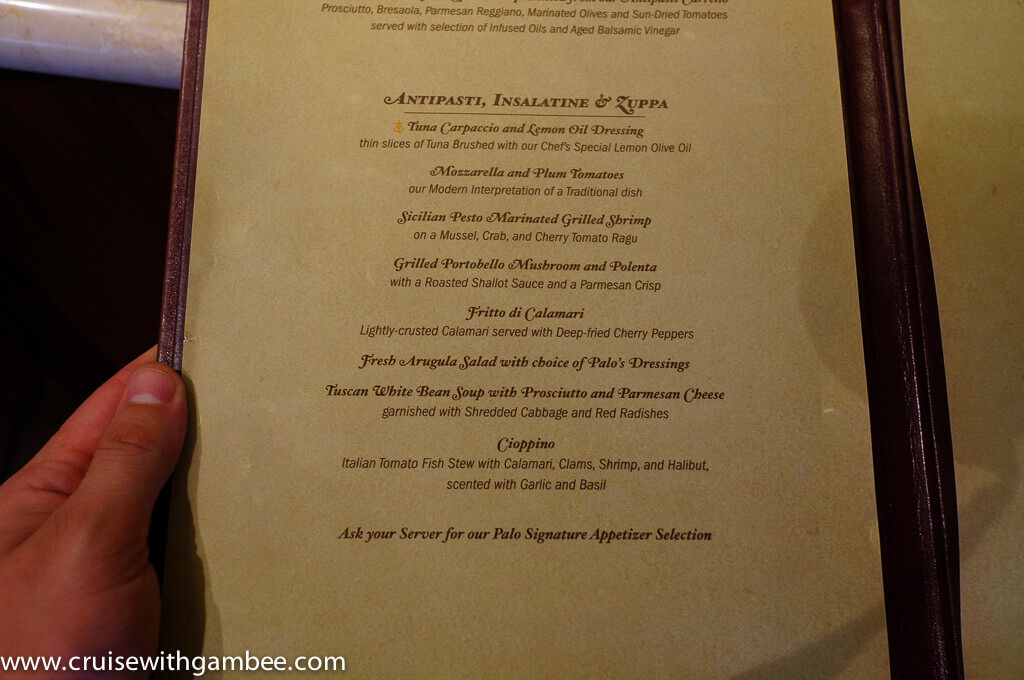 Disney Cruise Menus cruise with gambee
