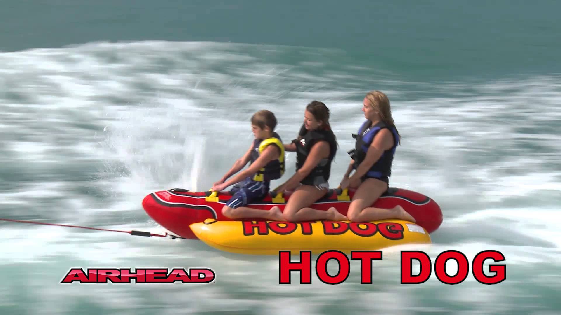 Airhead HOT DOG Towable Tube Review Is It a Fun Toy? Cruising Sea