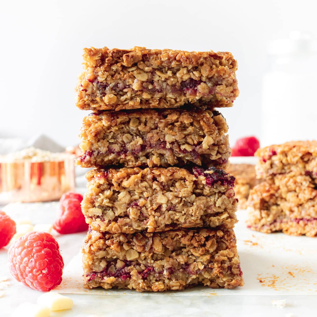 Raspberry Flapjack Recipe Healthy Home Alqu
