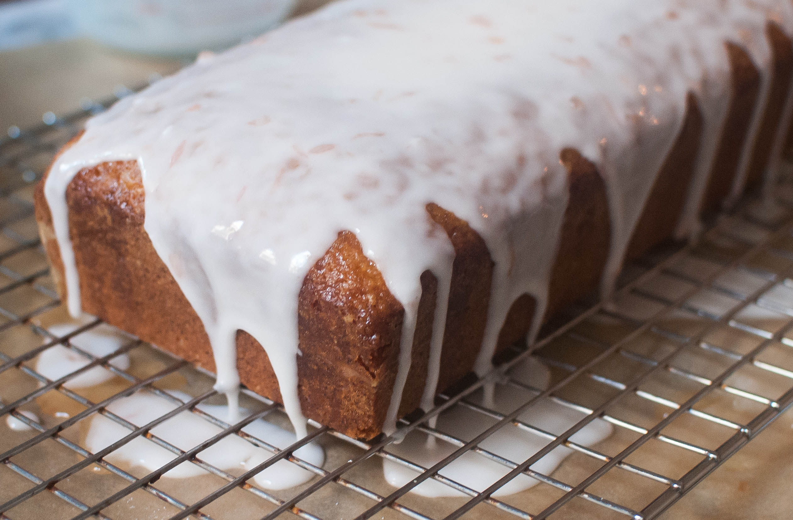 Grapefruit Olive Oil Pound Cake Crumbs Nibbles