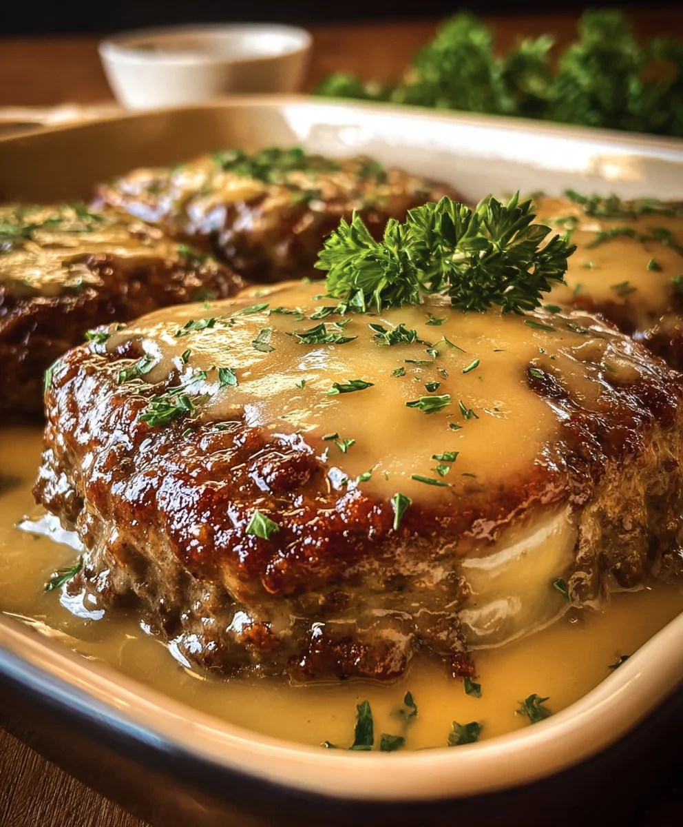 Amish Beef Hamburger Steak Bake Easy Family Dinner! Crumella(04)