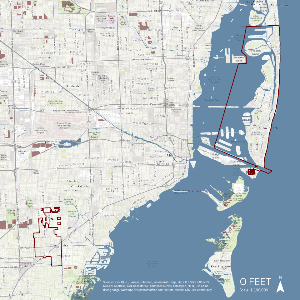 Miami Sea Level Rise Map Sea Level Rise CRUNCH Miami Climate & Sea Level Rise Research