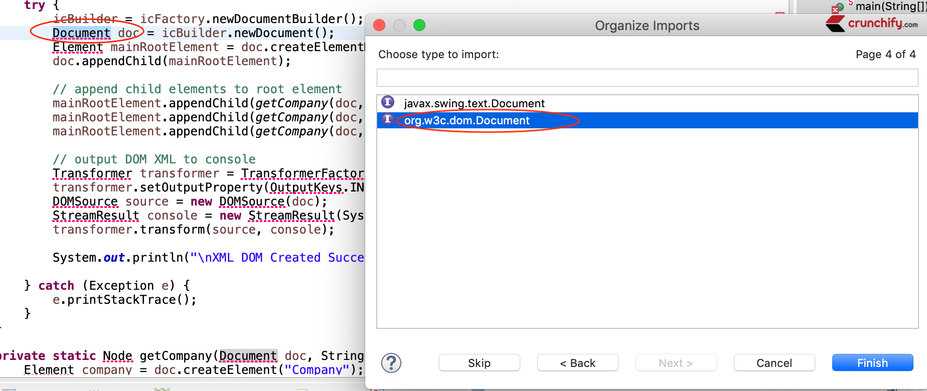 How to import all missing Java packages at once in Eclipse IDE • Crunchify