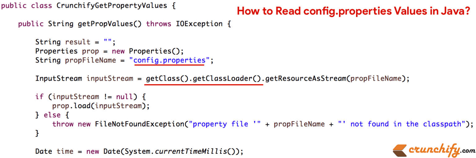 Java Properties File How to Read config.properties Values in Java