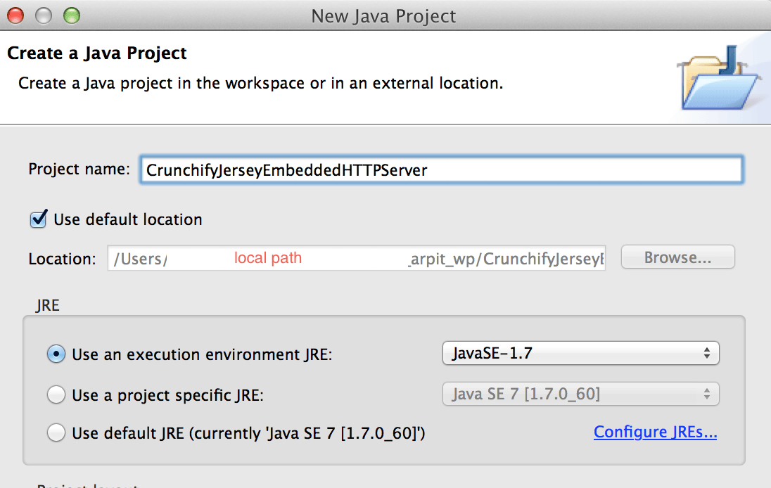 Embedded  Server Tutorial How to Start Embedded HTTP Jersey server