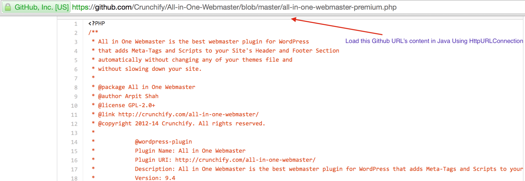 In Java How to Read GitHub File Contents using HttpURLConnection