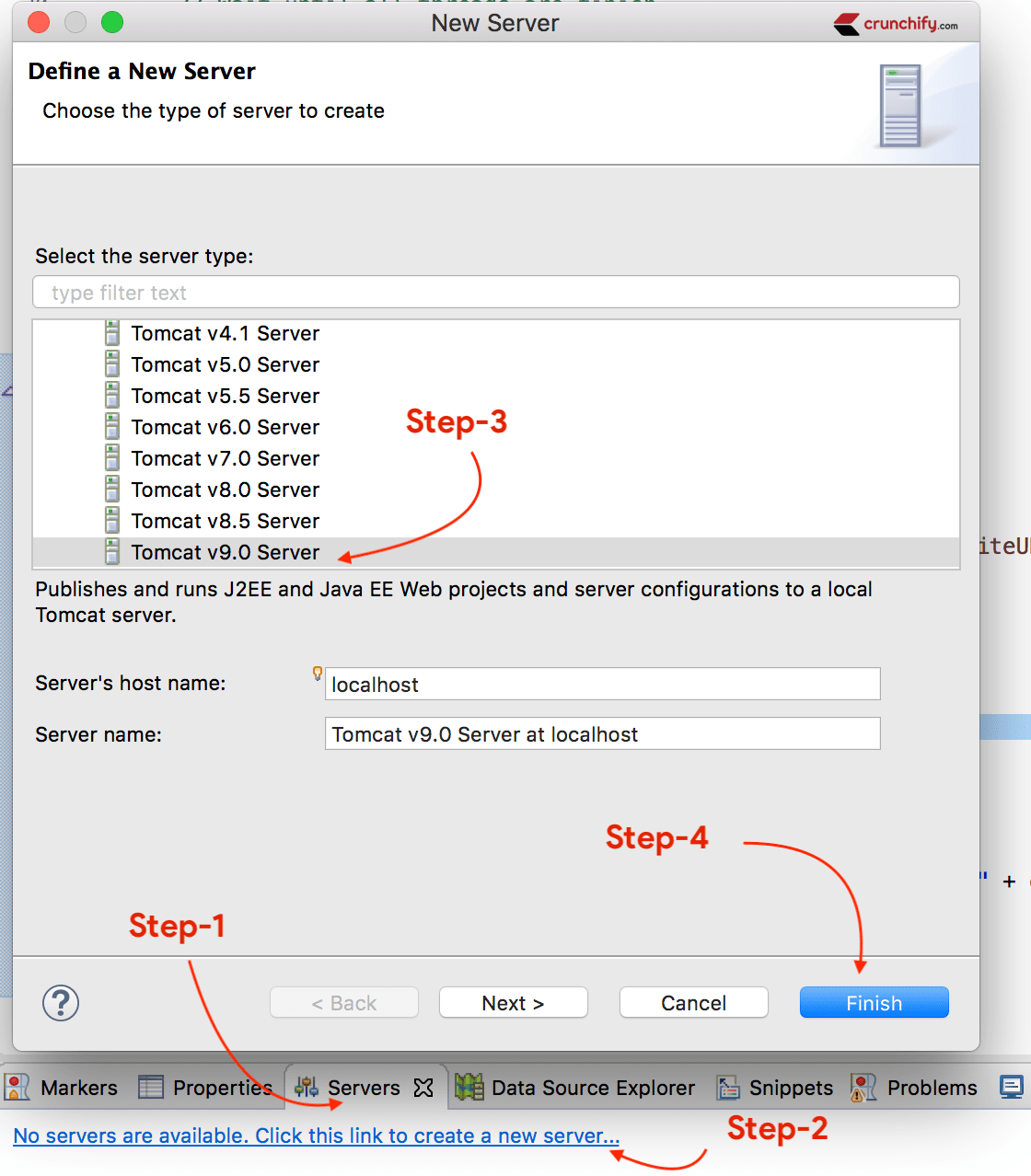Step by Step Guide to Setup and Install Apache Tomcat Server in Eclipse