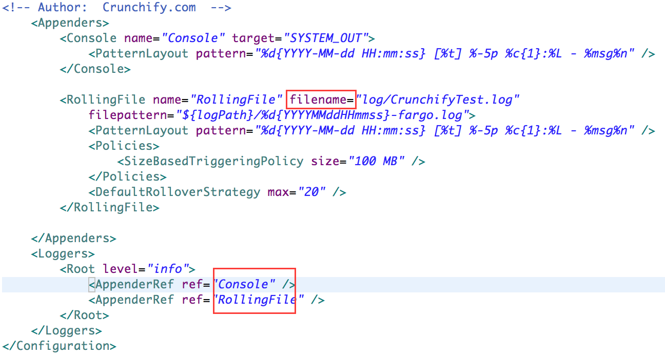 ERROR StatusLogger No log4j2 configuration file found. Using default