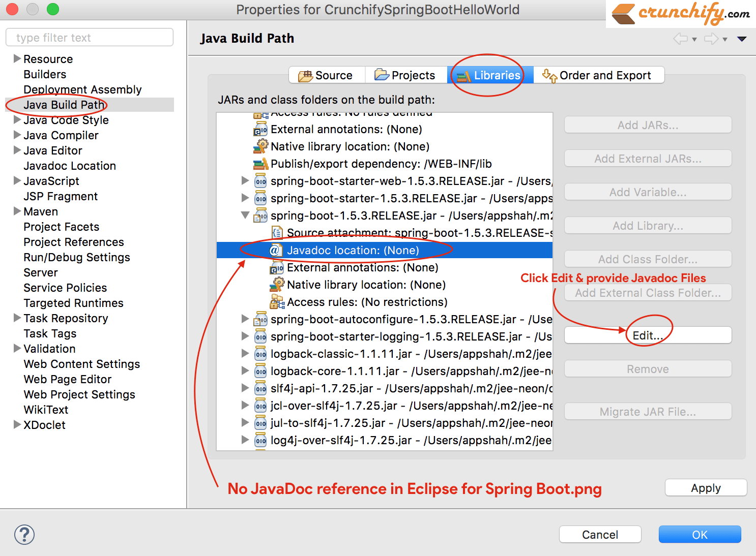 In Eclipse How to Fix "This element neither has attached source nor