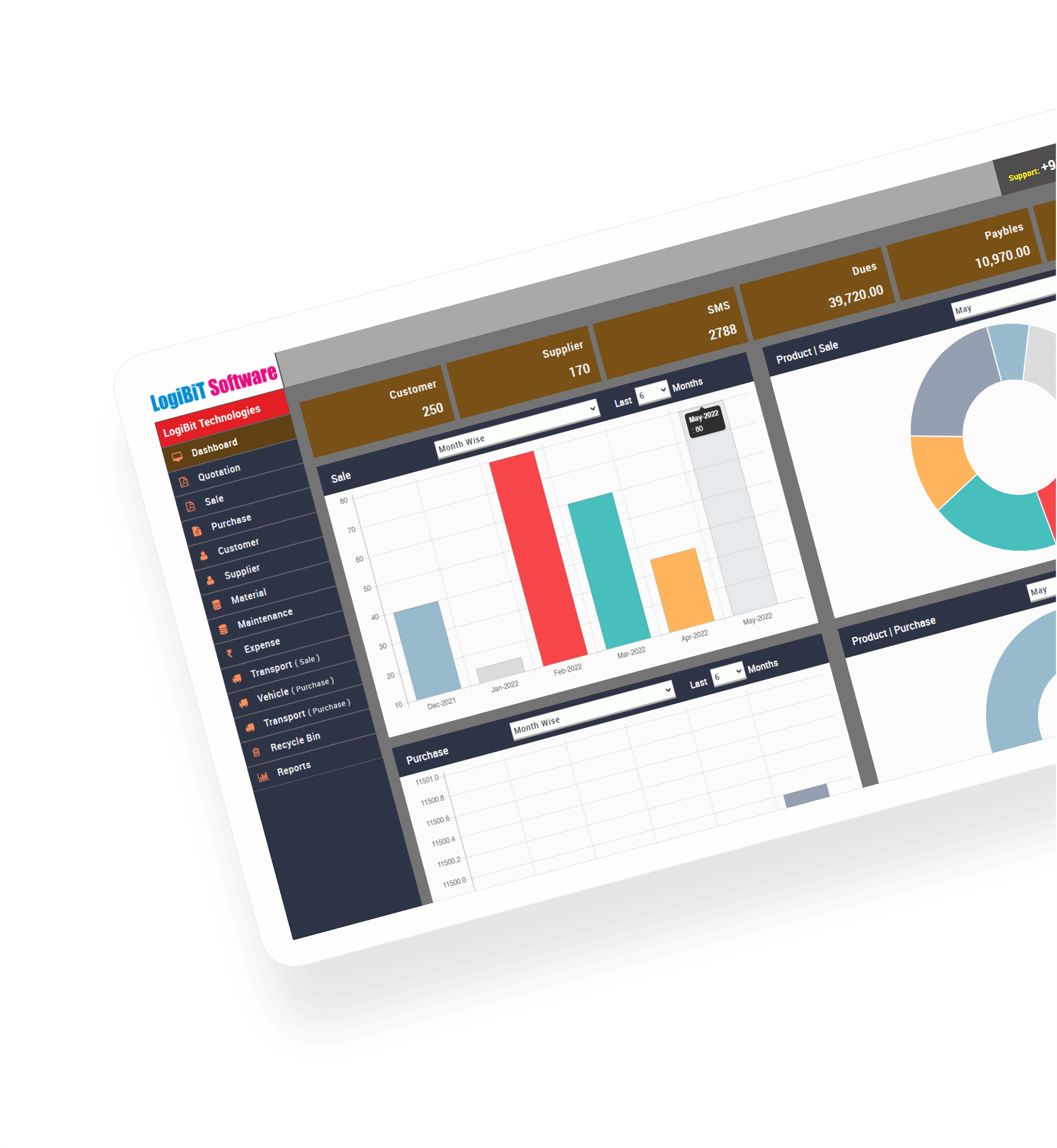 Billing Software for Stone Crusher & RMC Plant LogiBit