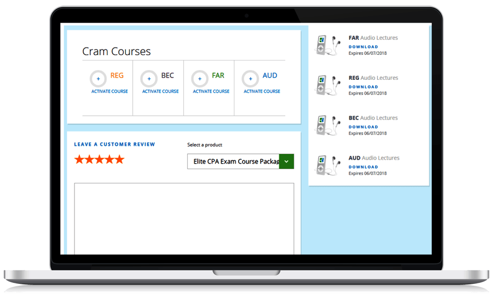 Best Online CPA Course Dashboards [Software Interface Reviews]