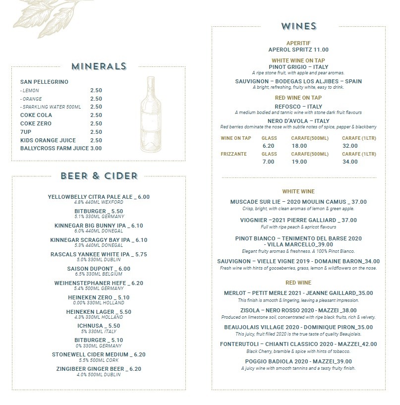 Menus Crust Pizza Wexford Menus Crust Pizza