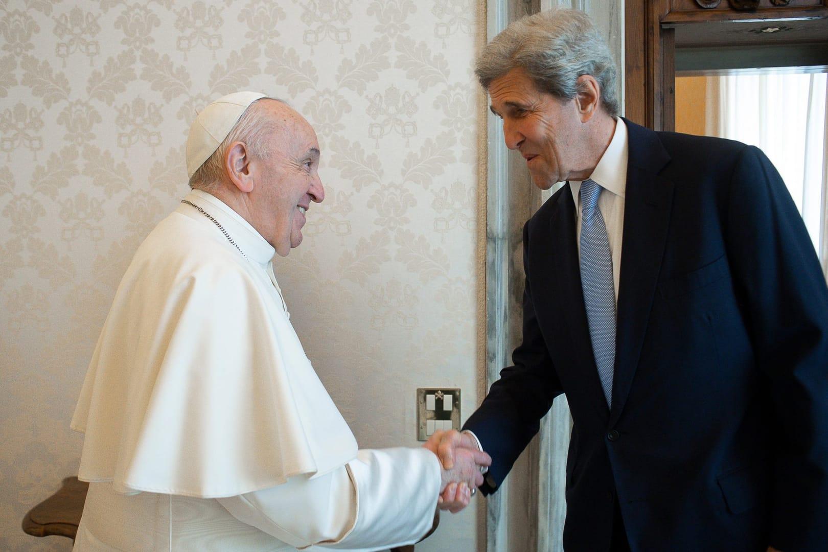 U.S. climate envoy John Kerry meets Pope Francis Crux