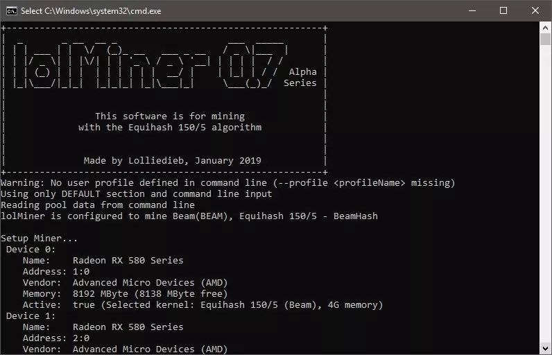 How to mine with lolMiner - Cruxpool