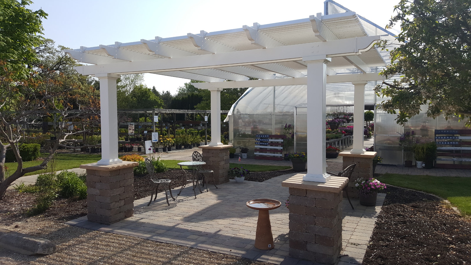 Pergolas Custom Retaining Walls