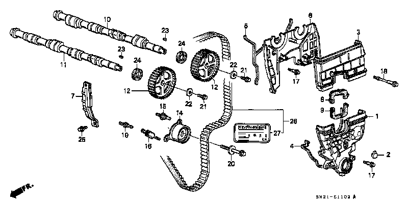 [DIAGRAM] Honda Crx Timing Belt Diagram - MYDIAGRAM.ONLINE