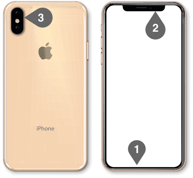 iPhone XS Max Microphones iPhone Xs