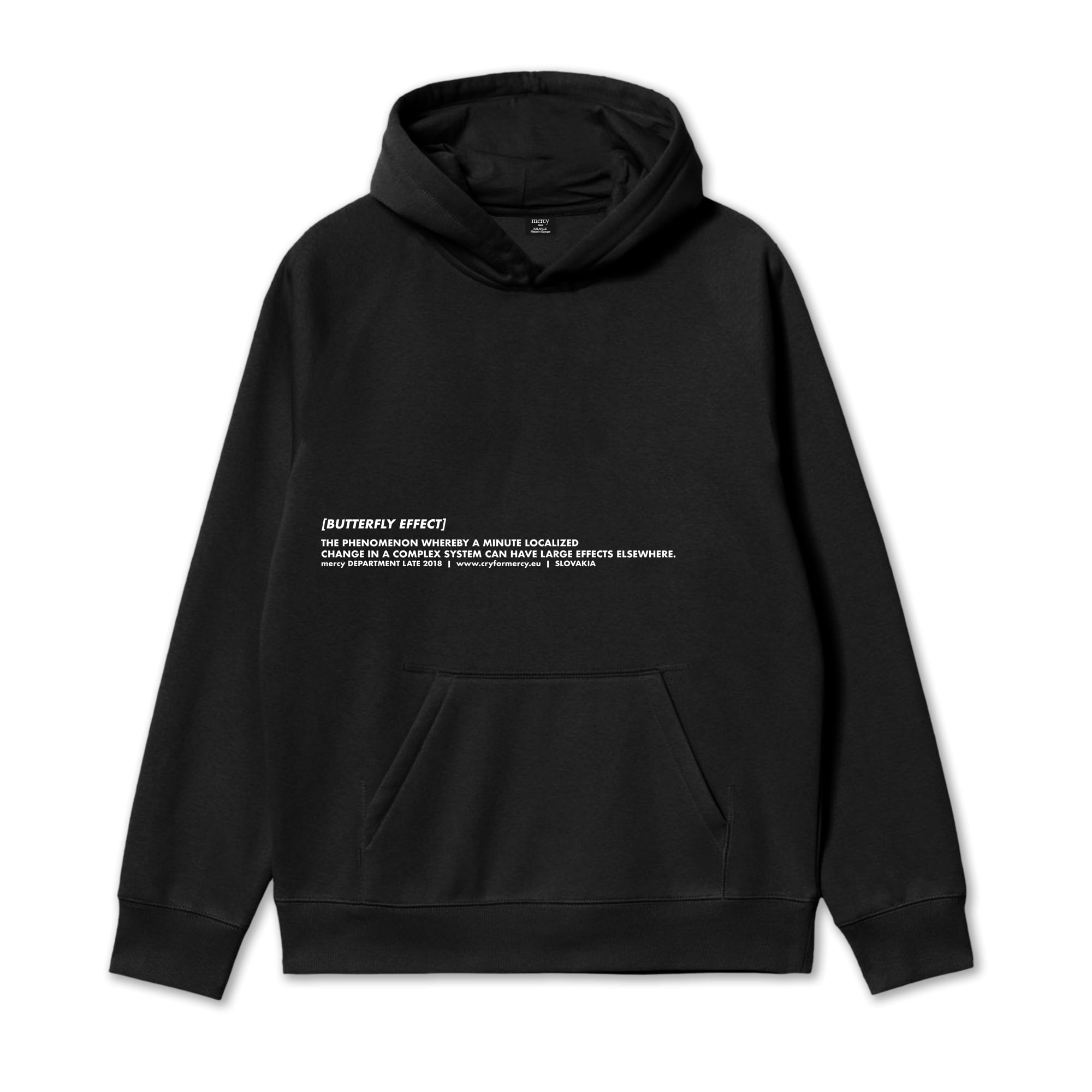 BUTTERFLY EFFECT HOODIE [BLACK] CryforMercy
