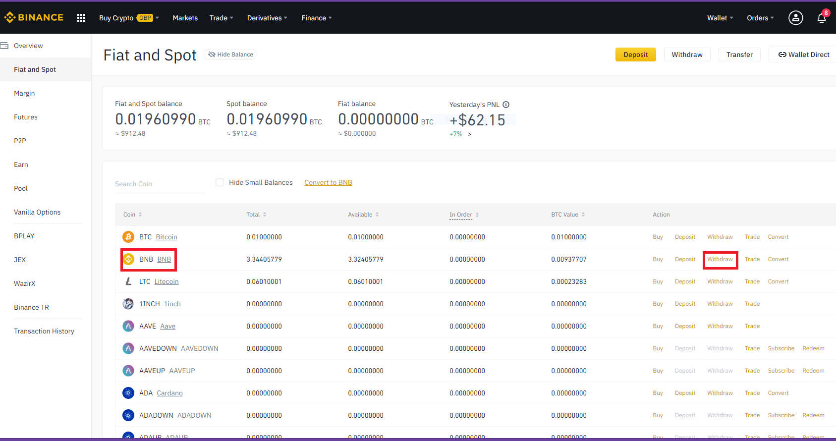 Send BNB Coin to Binance Smart Chain on MetaMask MY