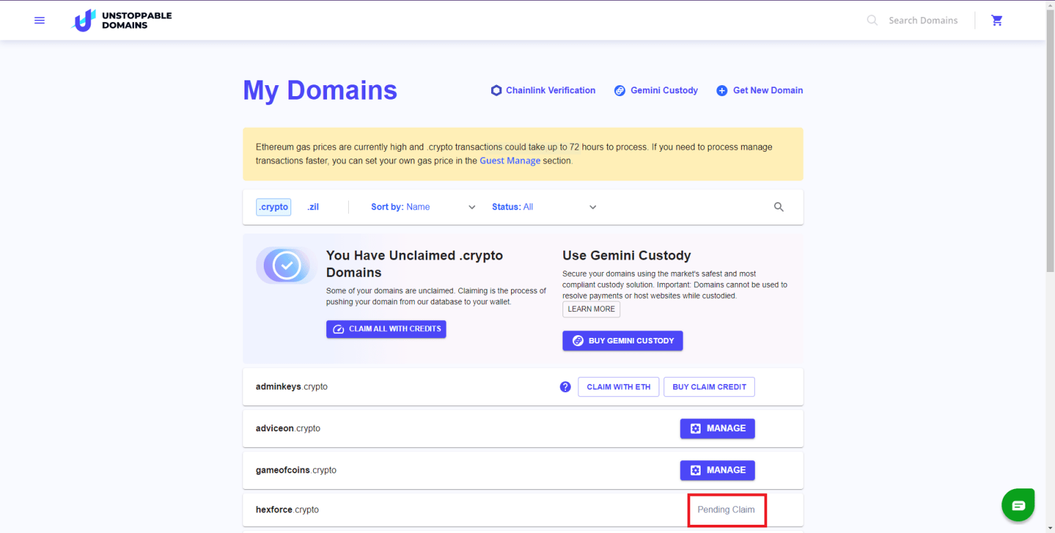 How to Buy and Claim .Crypto Domain Step by Step Guide