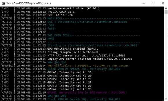 ZENEMY v2.5 Download Nvidia GPU Miner With Support for the KAWPOW