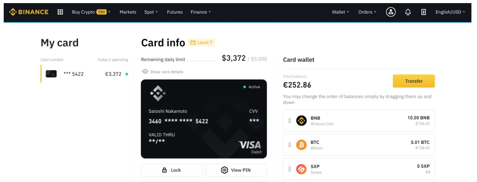 Binance Card Cashback / Binance Visa Cards Are Now Available In Europe