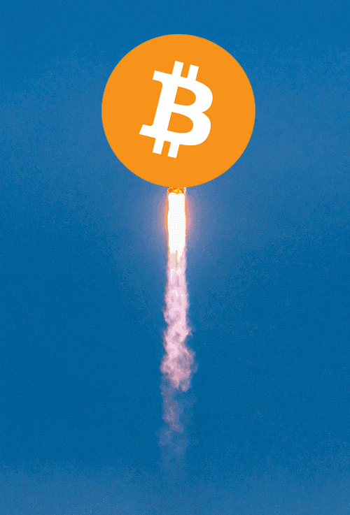 Bitcoin Rocket Gif / Orange Coin Go Up GIFs Find & Share