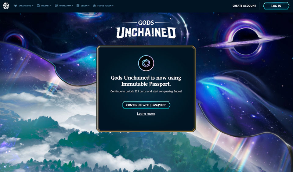 Gods Unchained Introduces Immutable Passport for Seamless Gaming