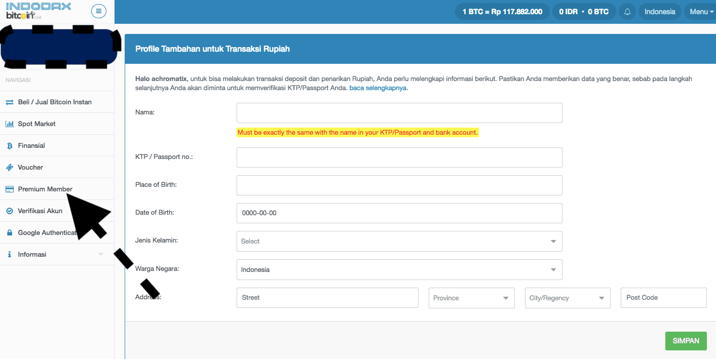 Cara Membuat Akun Di Indodax/Bitcoin Indonesia + Login Indodax.com (Bitcoin.co.id) | Cryptoharian