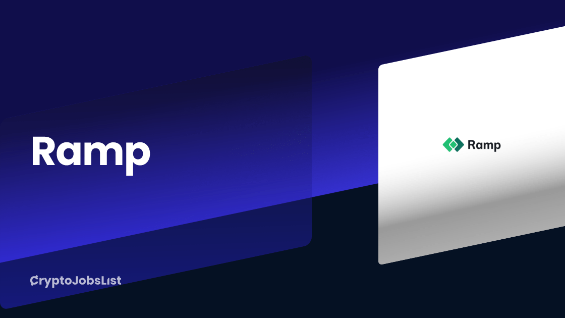 Ramp Jobs & Careers. 17 closed jobs Crypto Jobs List