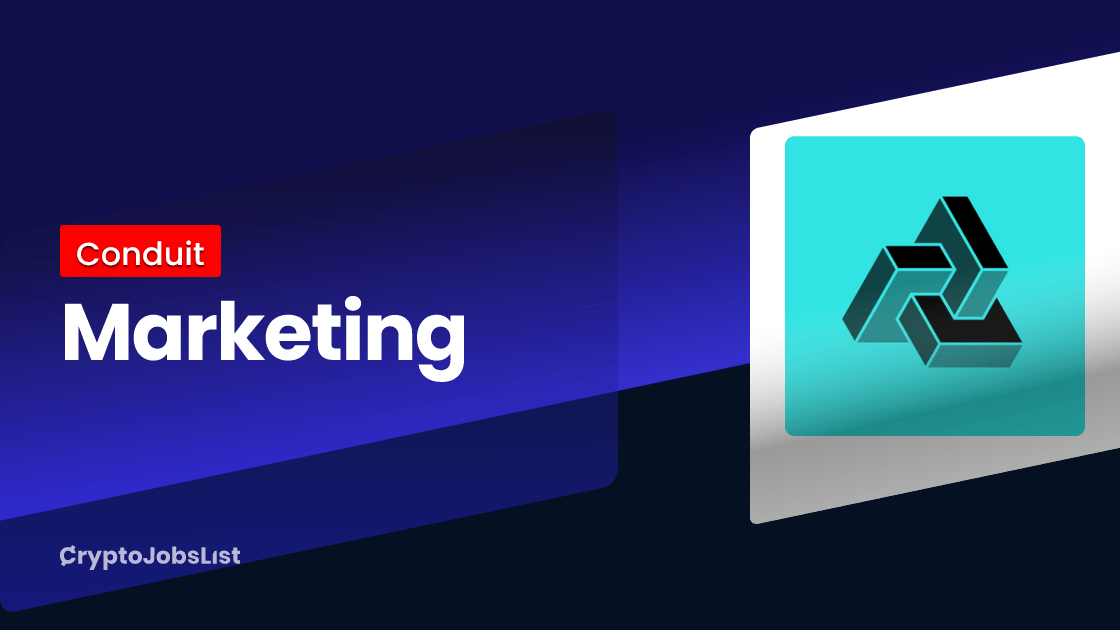 Conduit is hiring Marketing. Remote