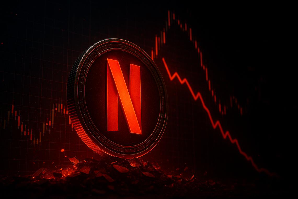 Actions Netflix : le marché baissier domine une zone sensible Actions Netflix : le marché baissier domine une zone sensible