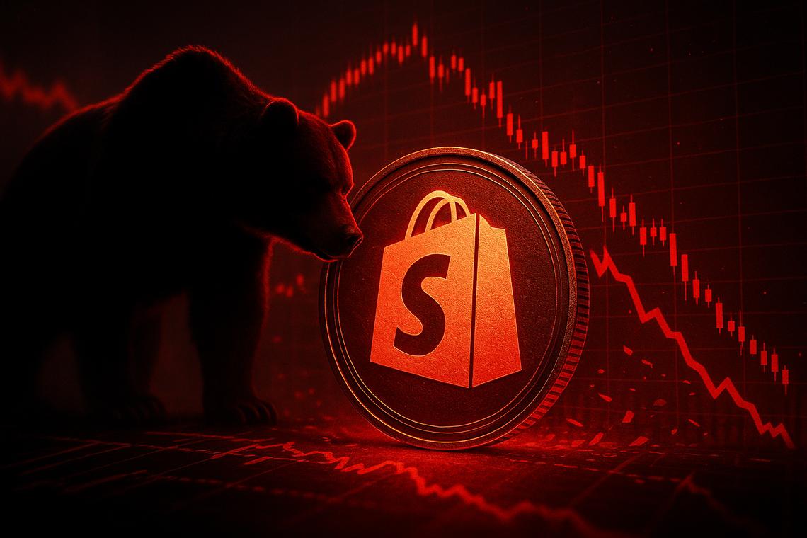 L'action Shopify en baisse : le pivot 104.45 confirme la baisse L'action Shopify en baisse : le pivot 104.45 confirme la baisse