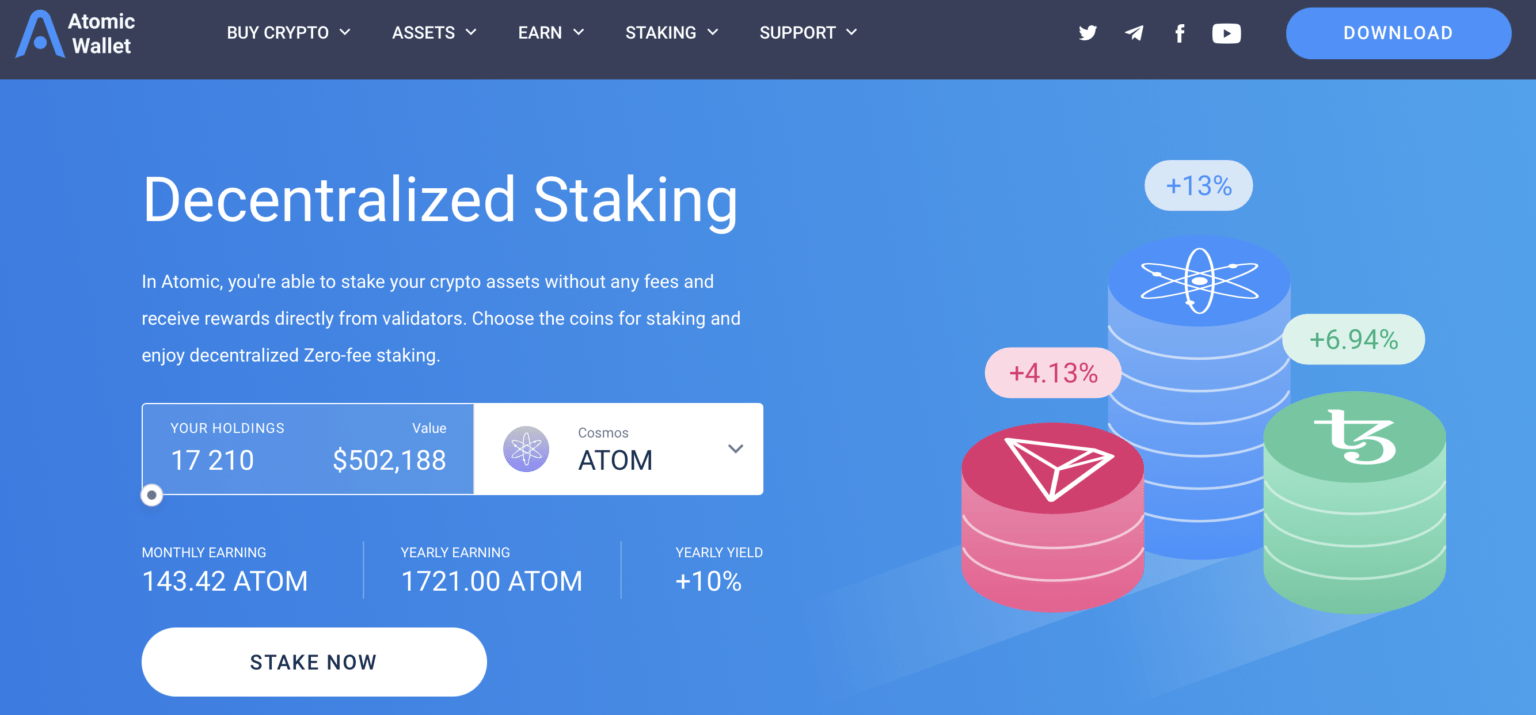 Atomic Wallet Staking Rewards Crypto Staking Rewards