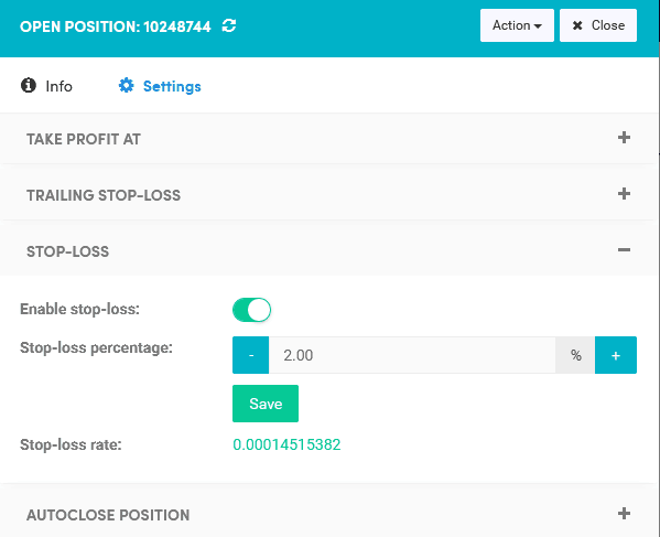 What is a trailing stop loss and how to use it in Cryptohopper Crypto