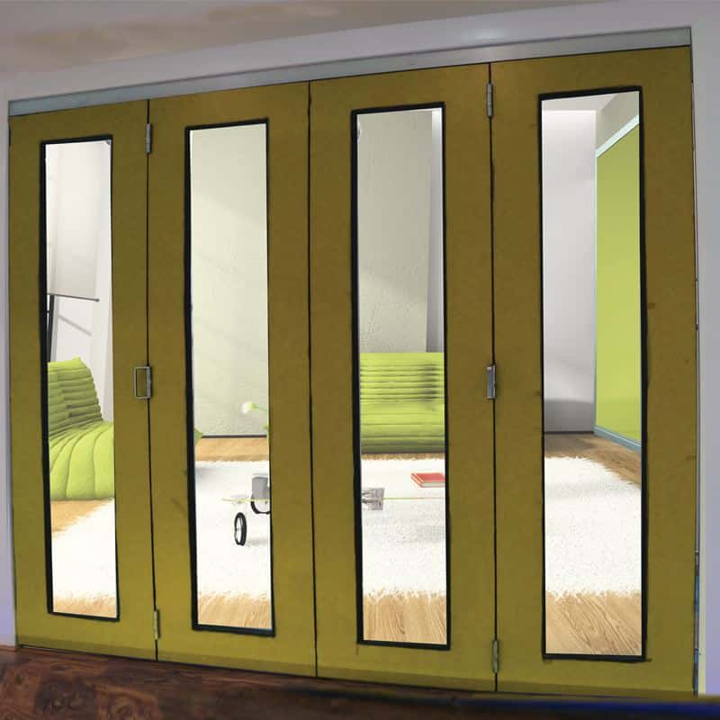 Ozone Sliding Folding Wooden Door System CrystalIndia