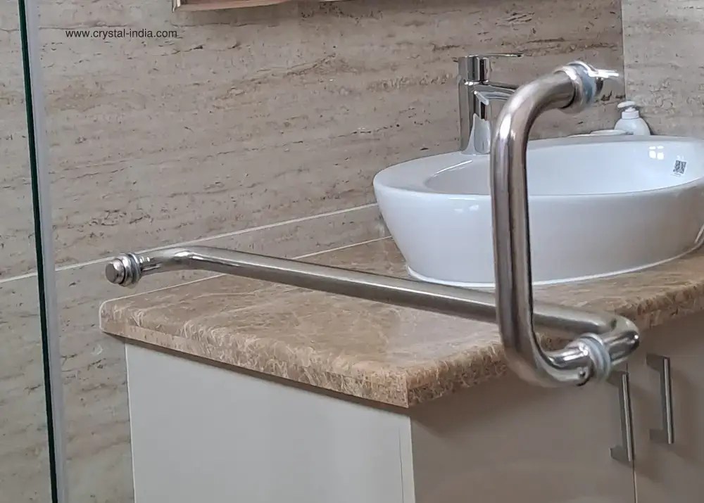 Archis Towel Bar for shower door CrystalIndia