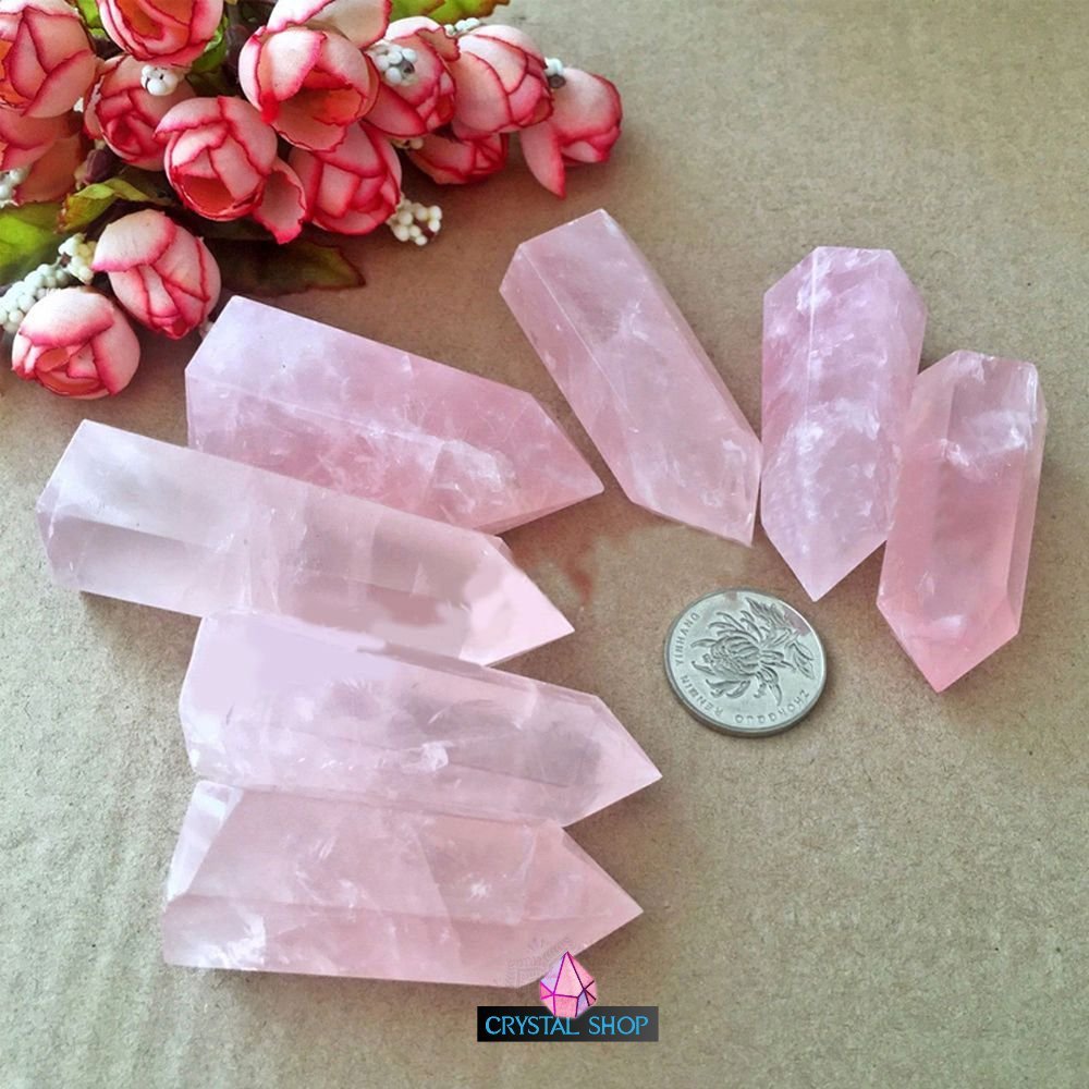 Rose Quartz Point Healing Crystal Shop Online