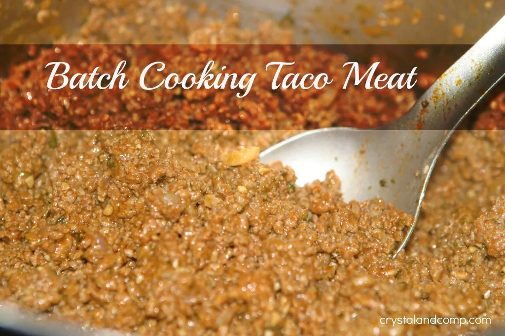 Easy Recipes Batch Cooking Taco Meat (3 lbs.)