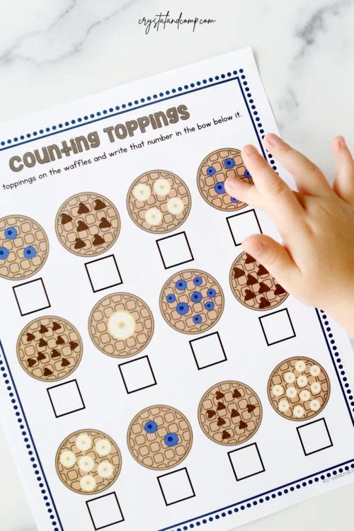 Waffle Day Printable Pack for Preschoolers