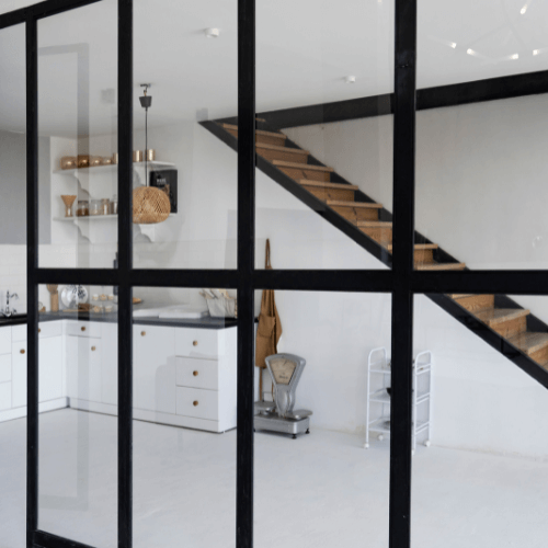 Kitchen Glass Partitions in Dubai Crystal Casa