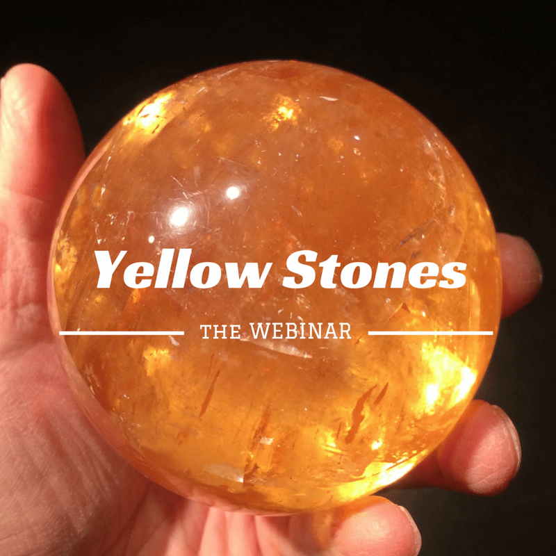 Crystals...Why it's Awesome?! Yellow Stones Crystal Concentrics