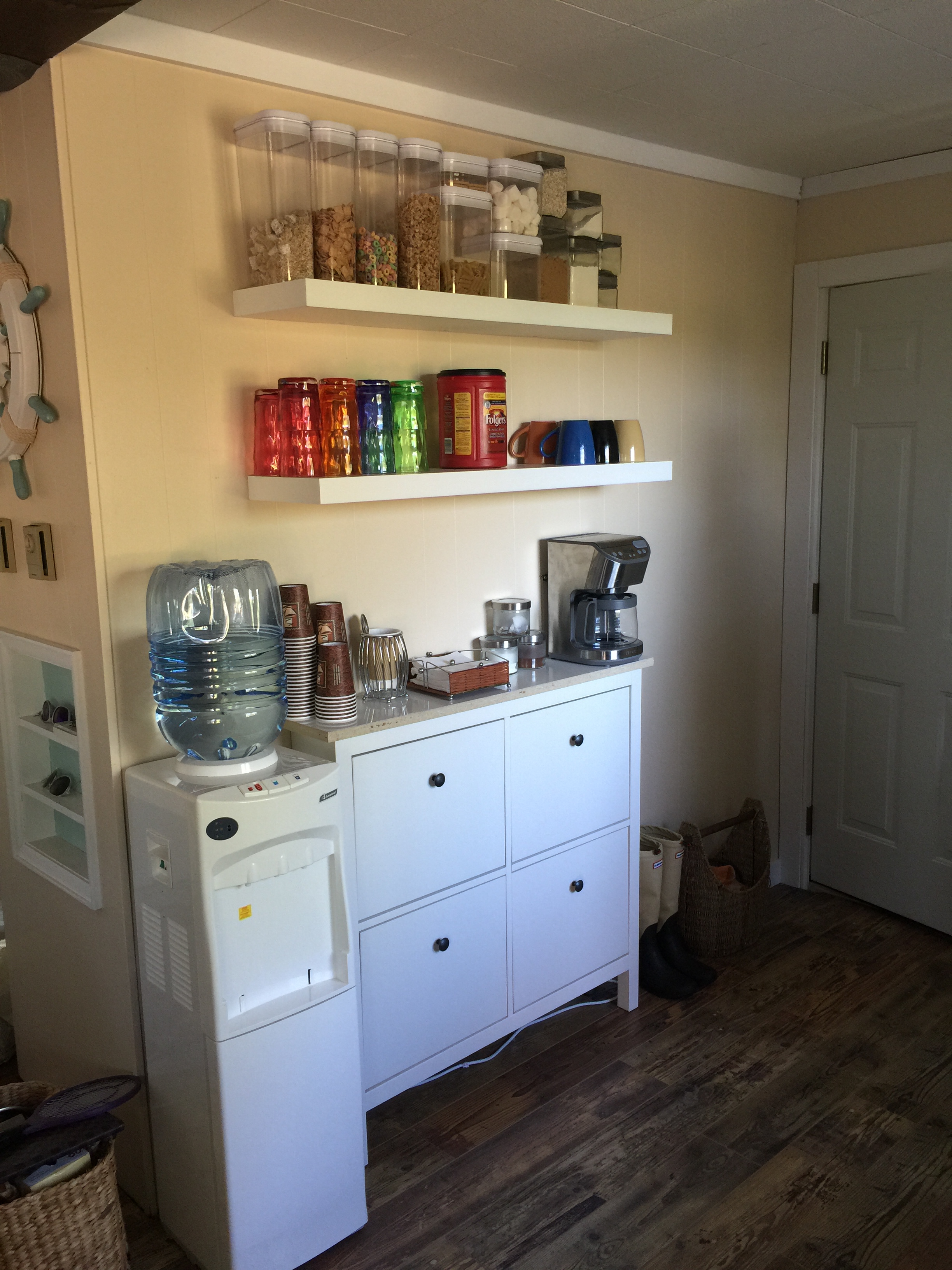 Coffee Station Crystal Lake Cottage Rental